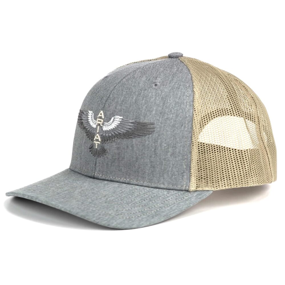 6843 Structured Cap Eagle, Denim/Tan